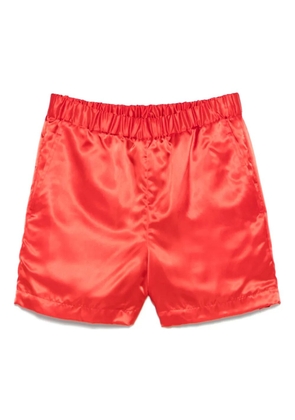 Noir Kei Ninomiya satin shorts - Red