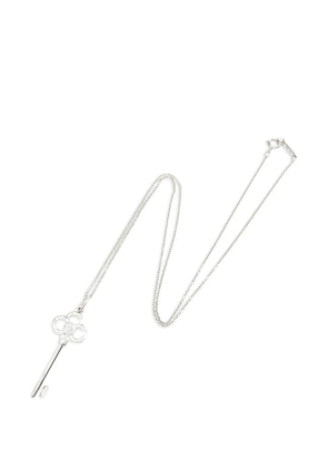 Tiffany & Co. Pre-Owned 2010s Crown Key diamond necklace - Silver