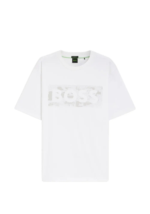 BOSS logo-print T-shirt - White