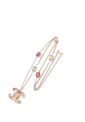 CHANEL Pre-Owned 1986 Coco Mark necklace - Gold