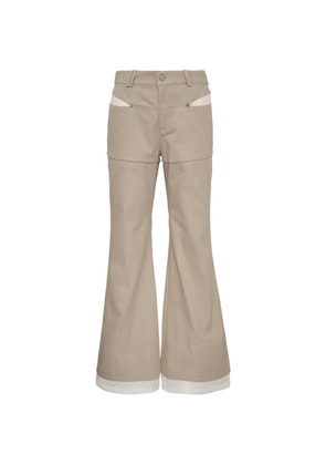 Hache layered trousers - Neutrals