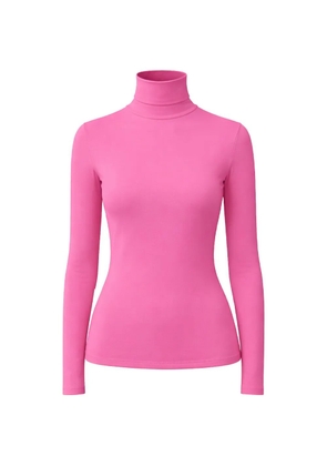 Gloria Coelho roll-neck T-shirt - Pink