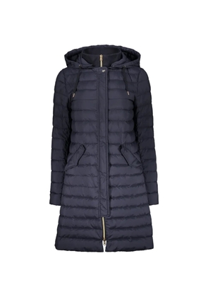 Herno hooded zipped puff coat - Blue