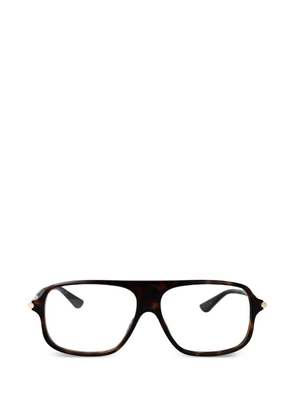 Alexander McQueen Eyewear pilot glasses - Brown