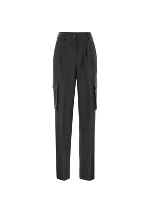 Herno cargo-picket trousers - Grey