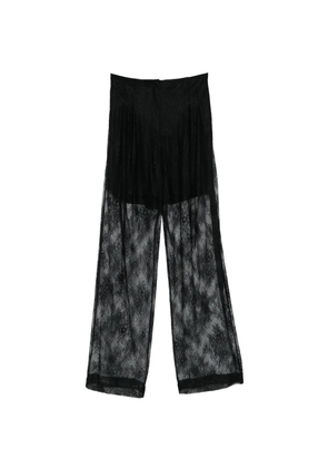 Alberta Ferretti lace trousers - Black