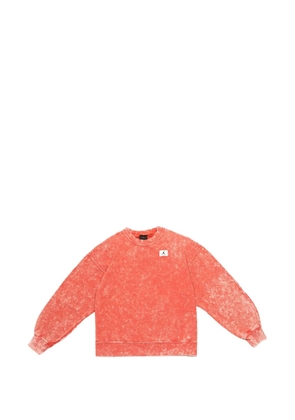 Jordan Flight washed crew-neck sweatshirt - Orange