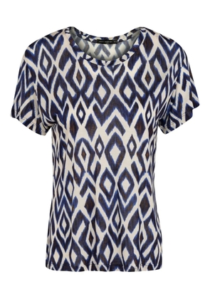 Lenny Niemeyer diamond-pattern T-shirt - Blue