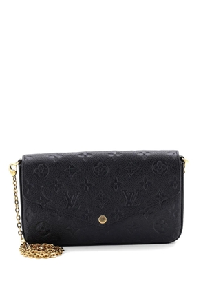 Louis Vuitton Pre-Owned Felicie Pochette Monogram Empreinte Leather crossbody bag - Black