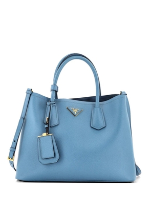 Prada Pre-Owned Cuir Double Saffiano Leather Medium tote bag - Blue