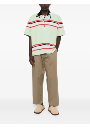 Obey Foster pleated trousers - Green