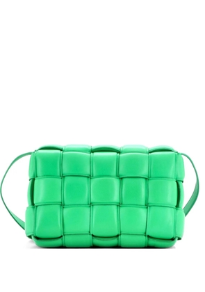 Bottega Veneta Pre-Owned Cassette Padded Maxi Intrecciato Leather crossbody bag - Green