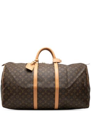 Louis Vuitton Pre-Owned 1990 Monogram Keepall 60 travel bag - Brown