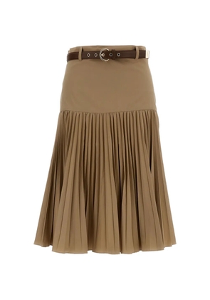 Max Mara pleated midi skirt - Neutrals