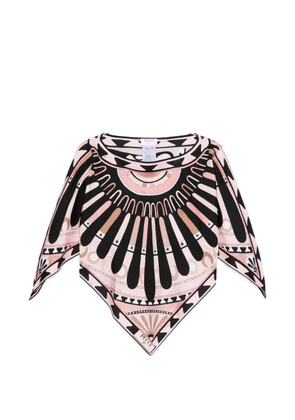 PUCCI printed twill blouse - Pink