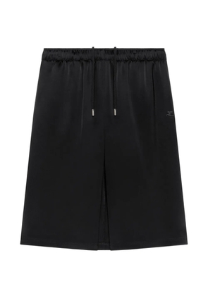 Courrèges back-panel shorts - Black