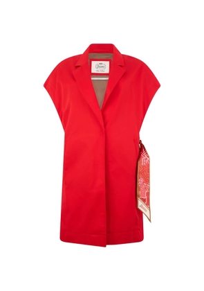 Herno sleeveless blazer - Red