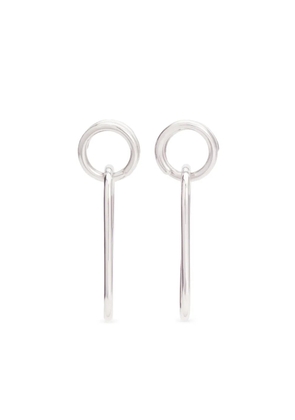 Courrèges Holy Union dangle earrings - Silver