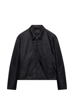 Prada triangle-detail jacket - Black