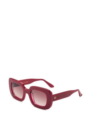 Emmanuelle Khanh square frame pamelax sunglasses - Red