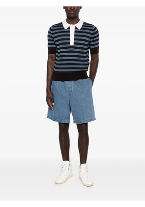 Obey Easy elastic-waistband shorts - Blue