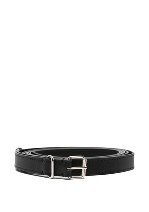 Études Studio buckle leather belt - Black