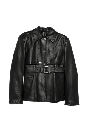 Sportmax belted jacket - Black