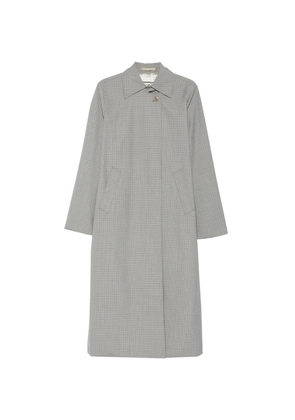 OUR LEGACY Capital single-breasted checked coat - Grey