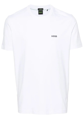 BOSS logo-print cotton T-shirt - White
