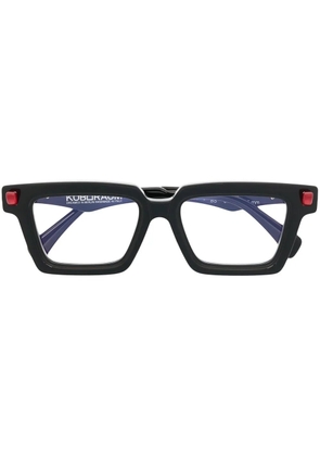 Kuboraum square-frame glasses - Black