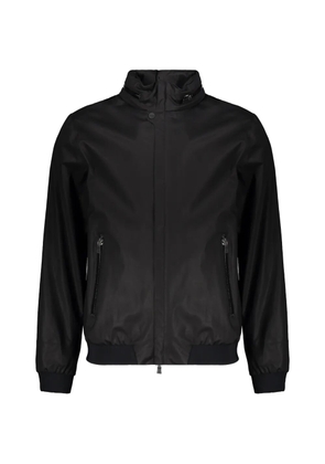 Herno zip-fastening front-pocket jacket - Black