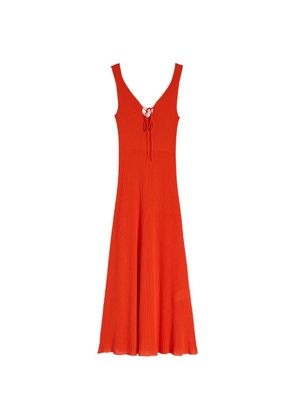 Maccapani tie-up dress - Orange