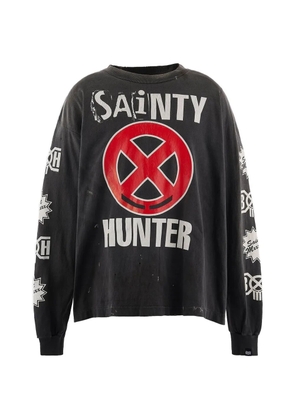 SAINT MXXXXXX × BOUNTY HUNTER Sainty Hunter long-sleeve T-shirt - Black
