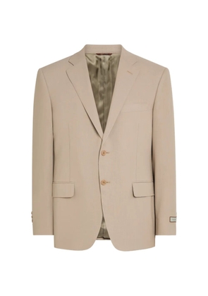 Canali flap-pocket wool suit - Neutrals