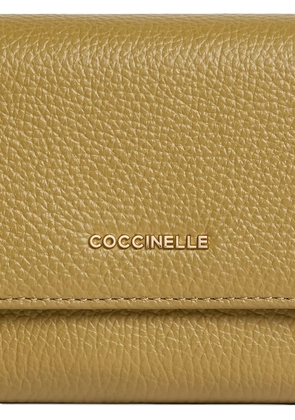Coccinelle logo-detail leather wallet - Green