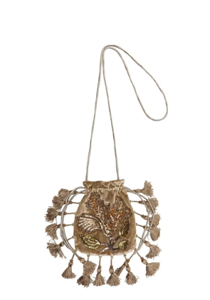 MALIPARMI Silver Garden crossbody bag - Neutrals