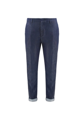 DONDUP Joe cotton trousers - Blue