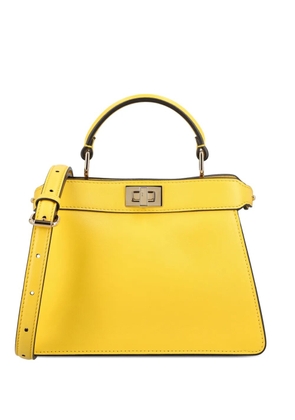 FENDI small Peekaboo ISeeU tote bag - Yellow