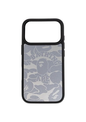 A BATHING APE® Solid Camo iPhone 17 Pro case - Grey