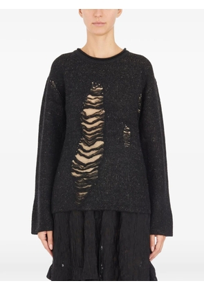 CHIAHUNG SU double-layer sweater - Black