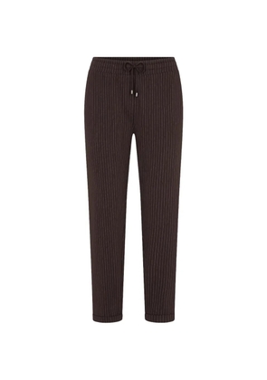 Juvia drawstring striped track pants - Brown