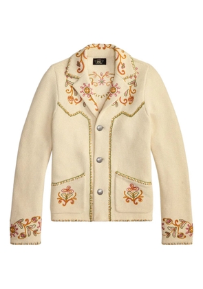 Ralph Lauren RRL floral-embroidery jacket - Neutrals