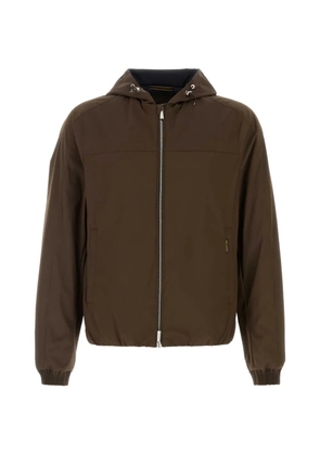 Moorer Albori hooded jacket - Brown