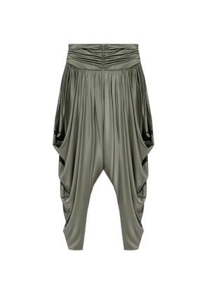 Balmain ruched trousers - Green