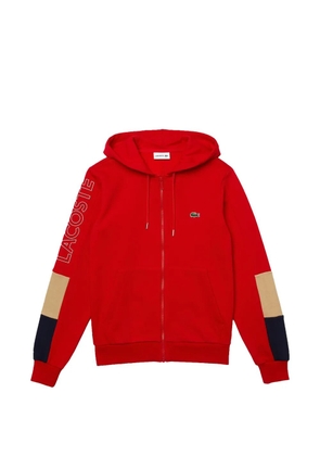 Lacoste zip-up hoodie - Red