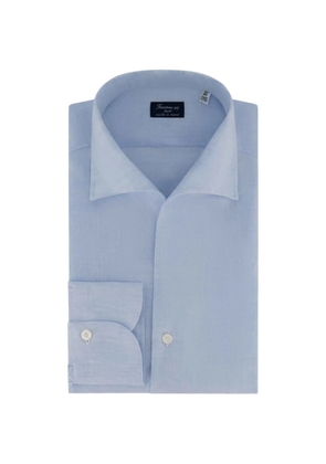 Finamore 1925 Napoli Classic slim-fit buttoned shirt - Blue