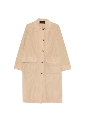 Cividini Eterna flap-pocket coat - Neutrals