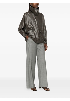 Nine In The Morning Karen frayed-detail trousers - Grey