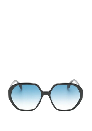 GIGI STUDIOS Lorien geometric-frame sunglasses - Black