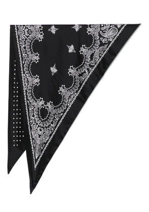 Destin silk bandana - Black